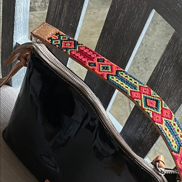 Consuela Black Poppy Downtown Shoulder Bag - Picture 9 of 15